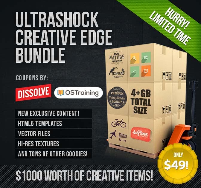 LAST DAY: Creative Edge Design Bundle (worth $1,000) – only $49!