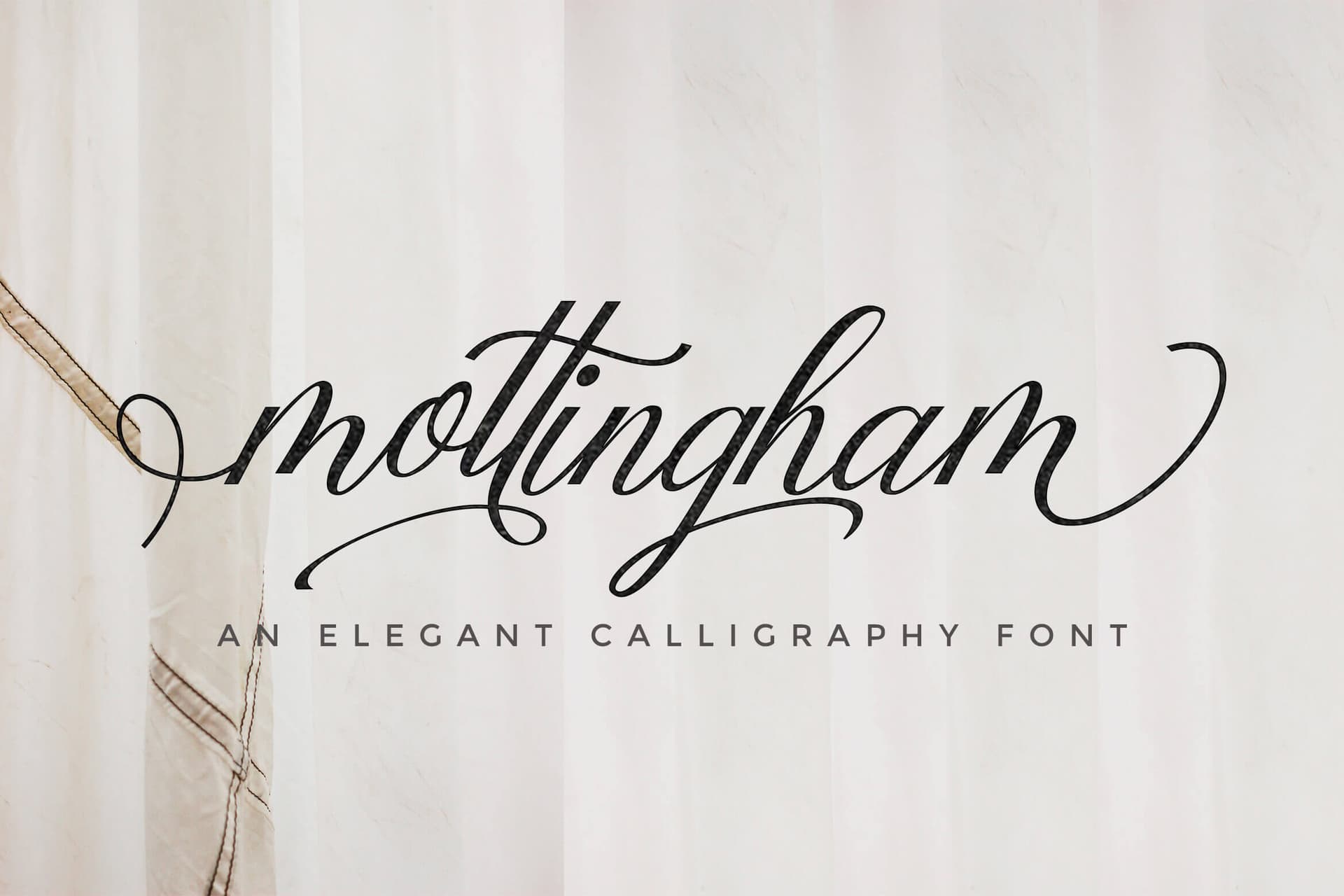 Mottingham Elegant Calligraphy Typeface – only $5!