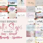 multi font bundle